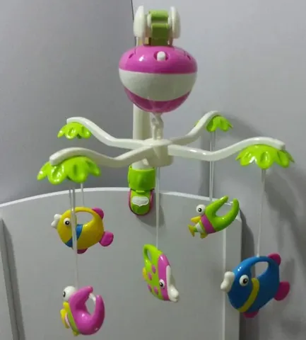 Loving Hut Musical Baby Cot Mobile with Hanging Rattles