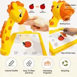 3 In 1 Kids Drawing Projector Table (Random Color)