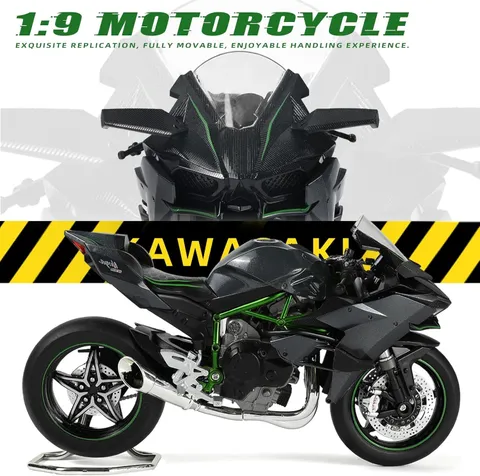 Kawasaki Ninja H2R 1:9 Diecast Collection Premium Bike Model (0754-1)