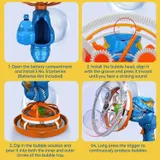 Electric Dino Bubble Maker Gun toy for Kids (HO15)