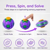 Colorful 3D Printed Press Fidget Spinner Ball (Random Color | 223)