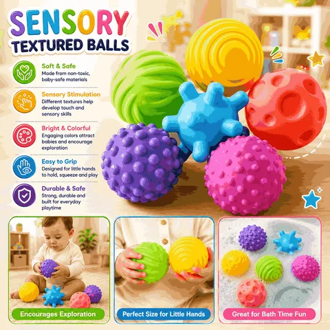 Baby Soft Squeeze Balls For Kids (KM231)
