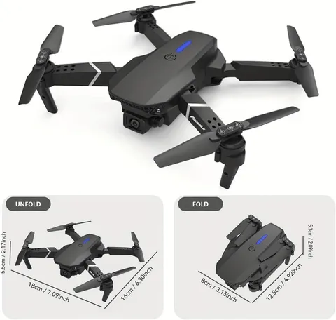 E88 PRO Drone with LED Lights & Camera
