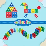 Wooden Geometric Shape Blocks For Kids - 4 Shapes (2025-57)