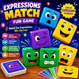 Face Expression Changing Cube Table Game for kids (7077-127)
