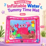 Premium Baby Inflatable Water Tummy Time Mat (Pink)