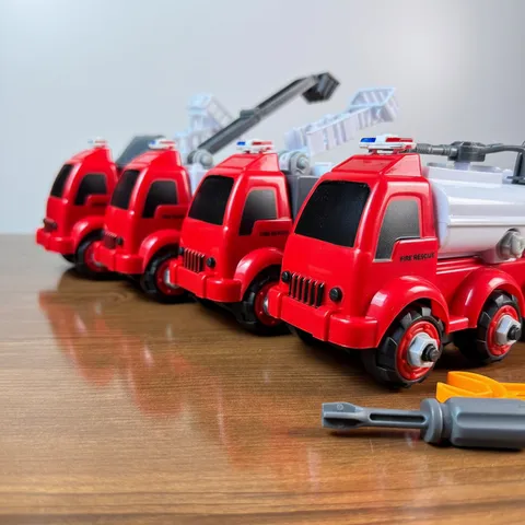 DIY Fire Rescue Truck For Kids