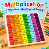 Multiplication Wooden Montessori Educational Board (2025-22)