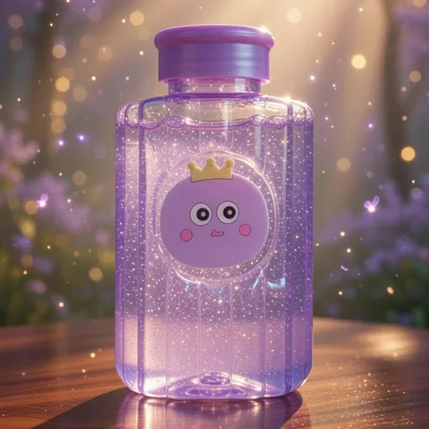 Sparkle Purple Glitter Slime Bottle (7777)