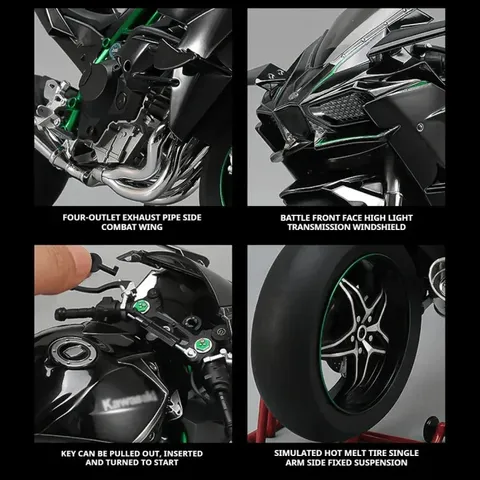 Kawasaki Ninja H2R Diecast Collection Premium Bike (M92325-6)