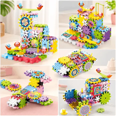Electric Building Block Gear Toy (83pcs | 6021)