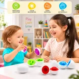 Children's Early Education Multi Shapes & Numbers Eggs Toy (FXB-4)