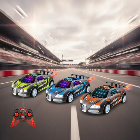 Spray Remote Control Car with Smoke Effect & LED Lights (6507CH)