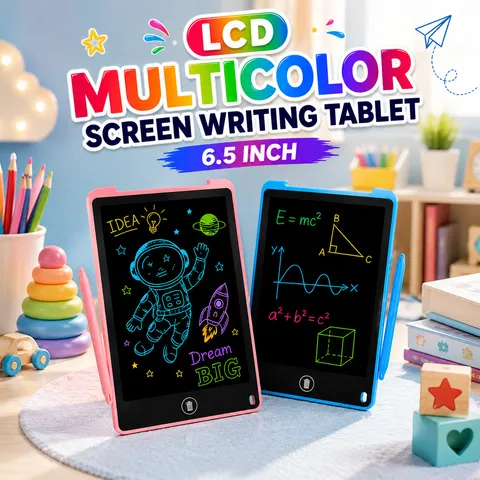 LCD Multicolor Screen Writing Tablet Erasable Writing Board