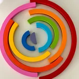 Wooden Rainbow Building Blocks | 2025-2
