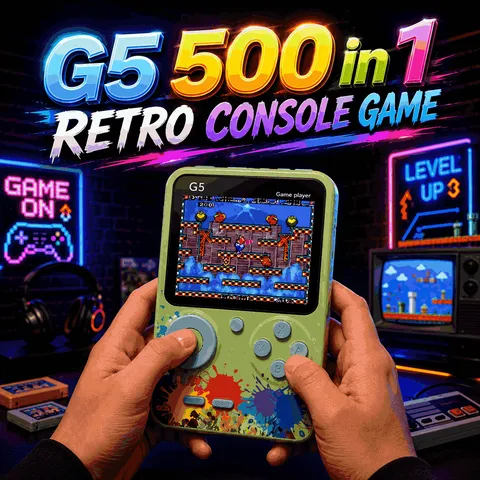 G5 500 in 1 Retro Console Game for Kids (G5)