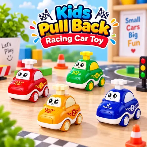 Kids Press and Go Racing Car Toy (6688-24S)