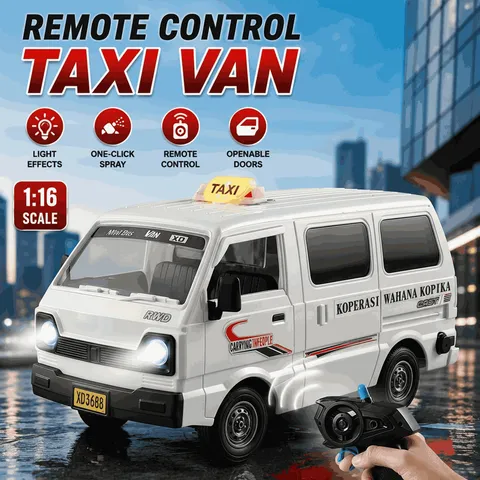 Remote Control Taxi Van for Kids (3688-G169A)
