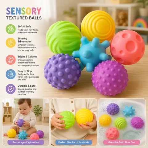 Baby Soft Squeeze Balls For Kid (KM1866B)