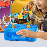 Creative 3D Drill Toy Set Space Simulation Screw Tool Box Random (232pcs)
