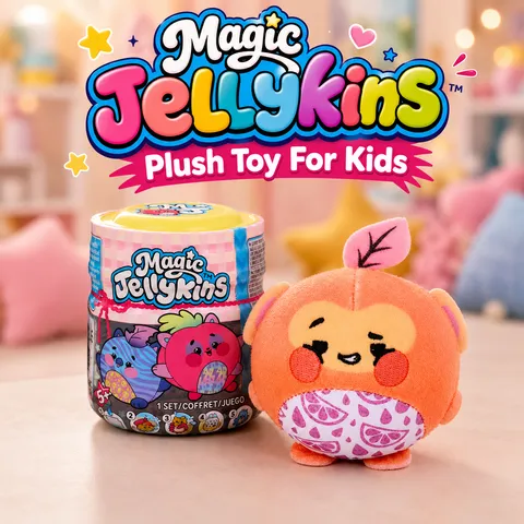 Magic Jellykins Squishy Plush Surprise Toy for Kids