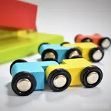 Squirrel Taxiway - Wooden Car Ramp Toy for Kids