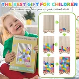 Wooden Educational & Colorful Geometric Versatile Blocks (YHM-89)