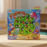 Rotating Fishing Game Toy 24 Fish Set with Music for Kids (6873)