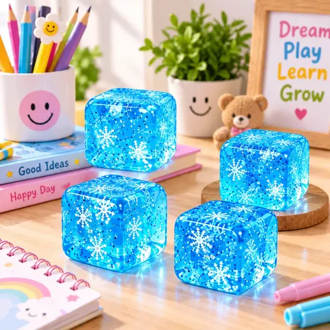 Ice Cube Squishy Stress Relief Toy (Random Colors| JSB)