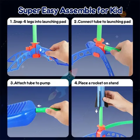 Outdoor Stomp Rocket Launcher Game for Kids (002)