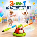 3-in-1 Activity Toy Set Ladybug RC Sports with Rocket Launcher (296Y)
