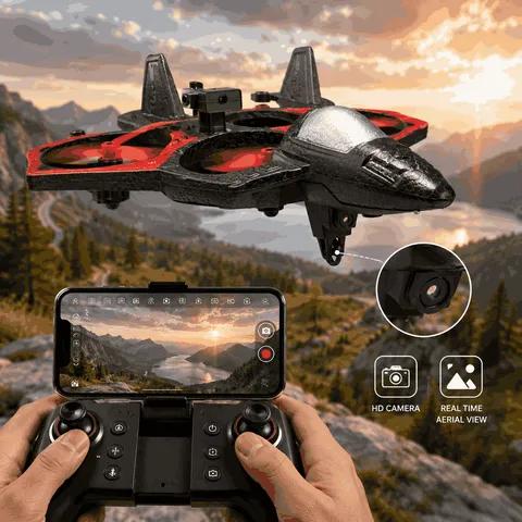 HD Camera RC Plane Drone Fighter Jet (4D-V46)
