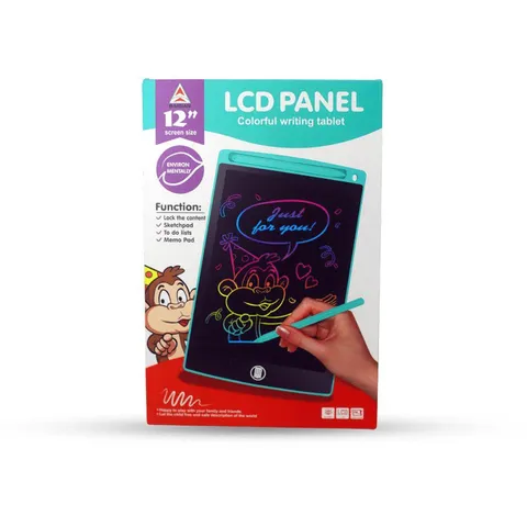 12" LCD Writing Tablet Multicolor Screen Writing Erasable Writing Board (1201C)