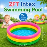 2 FT - Intex Rainbow Swimming Pool For Kids (57107)