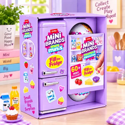 Mini Refrigerator Toy Set For Kids