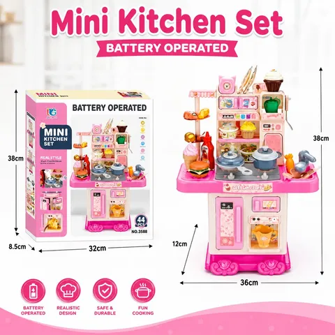Pretend Play Kitchen Set for Kids (3960)