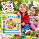 Educational Wooden Multifunctional Calendar Clock | 2025-13