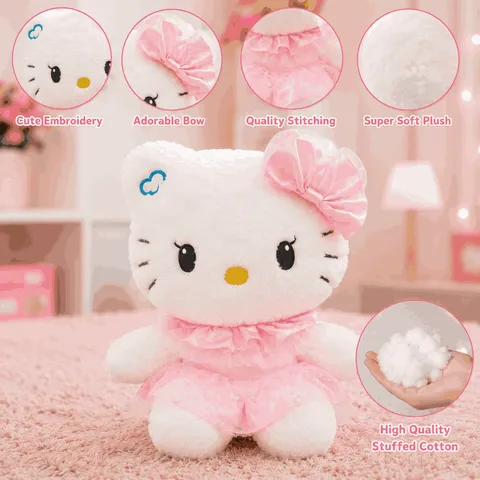 Soft Hello kitty Plush Toy for kids (25cm | LG7)