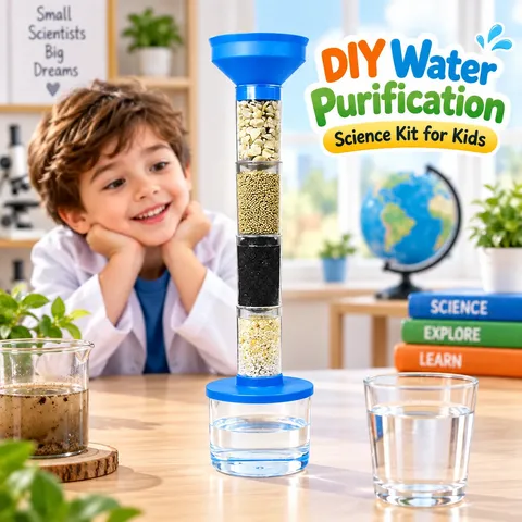 DIY Water Purification Science Kit for Kids