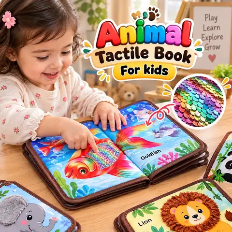 Animal Tactile Book For kids (HQ8809)