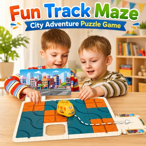 Fun Track Maze City Adventure Puzzle Game (3625)