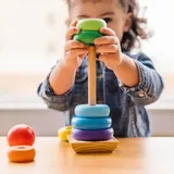 Wooden Stacking Rainbow Tower For Kids (2025-58)