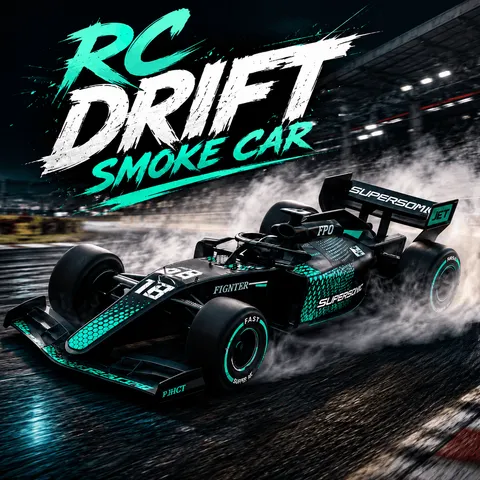 RC Drift Smoke Car For Kids — Sports formula car for kids (KM660-6A)