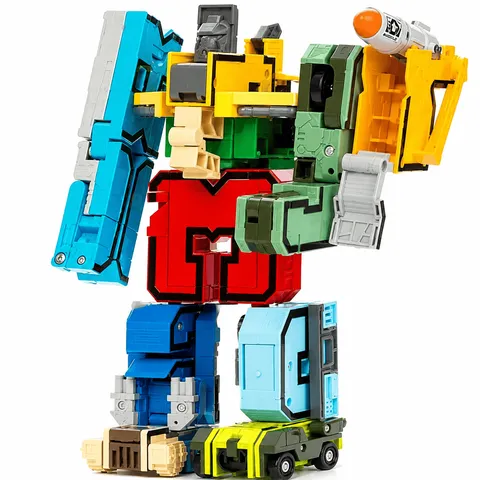 Transforming Robot Car Toy with Number Figures for Kids (727-1 / 727-79)