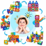 Lighting Castle Magnetic Building Blocks for Kids (E134)