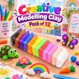 DIY Soft Creative Modelling Clay dough For Kids (Imported)
