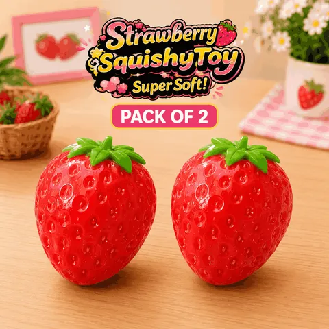 Kawaii Strawberry Squishy Fidget Stress Relief toy (SS)