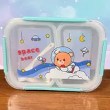 Stainless Steel Premium Lunch Box For Kids (029-7)