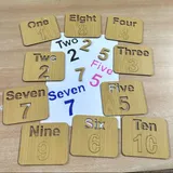 Puzzle Wooden Urdu, English Alphabet & Numbers Stencils Set