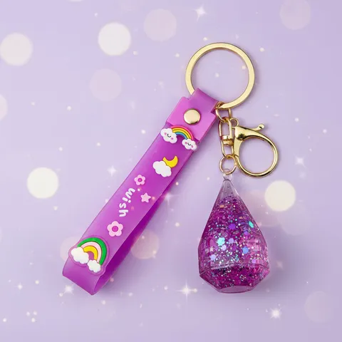 Colorful Water Keychain For Kids (Random Character | 7562)